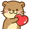 Otty love emoji