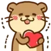 Otty love emoji