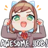 DDLC sticker's prem emoji