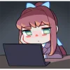 DDLC sticker's prem emoji