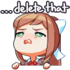 DDLC sticker's prem emoji