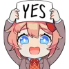 DDLC sticker's prem emoji