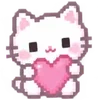 Pink Cat Kawaii -