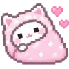 Pink Cat Kawaii -