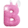 pink font /