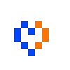 Пиксельный сад 🧡💙 by