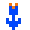 Пиксельный сад 🧡💙 by