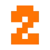 Пиксельный сад 🧡💙 by