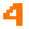 Пиксельный сад 🧡💙 by