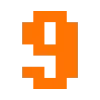 Пиксельный сад 🧡💙 by