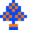 Пиксельный сад 🧡💙 by