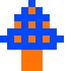 Пиксельный сад 🧡💙 by