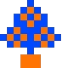 Пиксельный сад 🧡💙 by