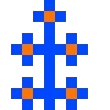 Пиксельный сад 🧡💙 by