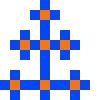 Пиксельный сад 🧡💙 by
