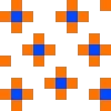 Пиксельный сад 🧡💙 by