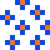 Пиксельный сад 🧡💙 by
