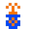 Пиксельный сад 🧡💙 by