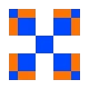 Пиксельный сад 🧡💙 by