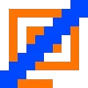 Пиксельный сад 🧡💙 by
