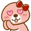 Pink Otter emoji