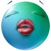 Turquoise Face emoji