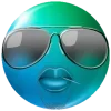 Turquoise Face emoji