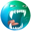 Turquoise Face emoji