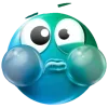 Turquoise Face emoji