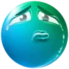 Turquoise Face emoji