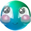 Turquoise Face emoji