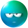 Turquoise Face emoji