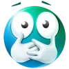 Turquoise Face emoji