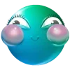 Turquoise Face emoji