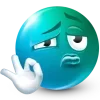 Turquoise Face emoji