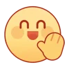 love and deepspace yellow emoji