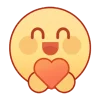 love and deepspace yellow emoji