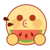 love and deepspace yellow emoji