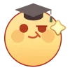 love and deepspace yellow emoji