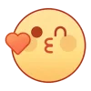 love and deepspace yellow emoji