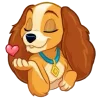 нарисованные собачки emoji