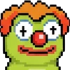 meme pixel frog emoji