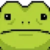 meme pixel frog