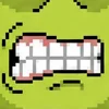 meme pixel frog