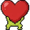 meme pixel frog