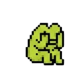 meme pixel frog