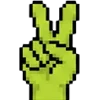 meme pixel frog