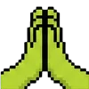 meme pixel frog