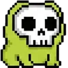 meme pixel frog