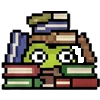 meme pixel frog